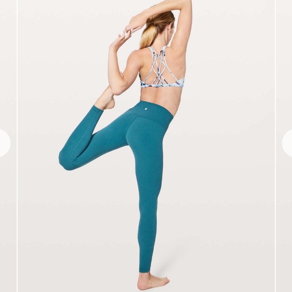 Lululemon Teal Align Leggings, 8 Tall